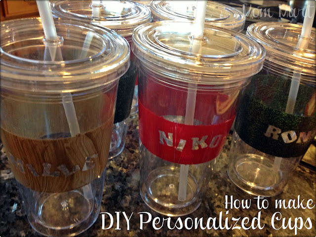 How to make DIY Personalized Cups