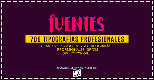 700 Tipografias profesionales gratis libres de derechos de autor 700 Tipografias profesionales gratis libres de derechos de autor
