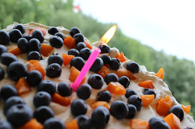 Mój tort urodzinowy - beza Pavlova