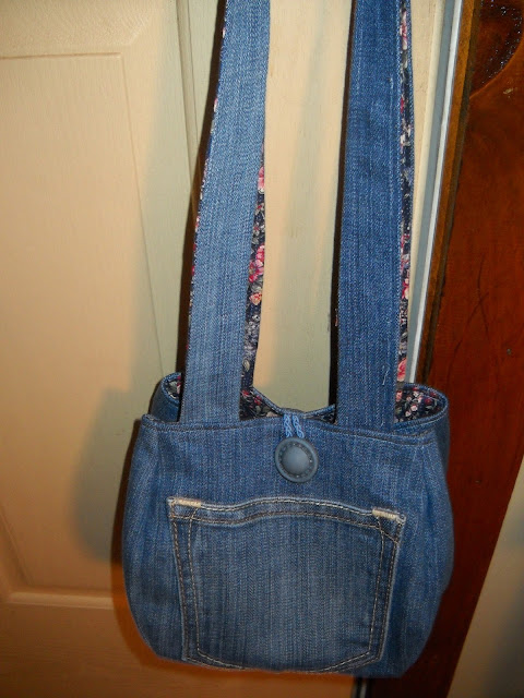 Sew What: From Jeans to Tulip Bag in a Jiffy