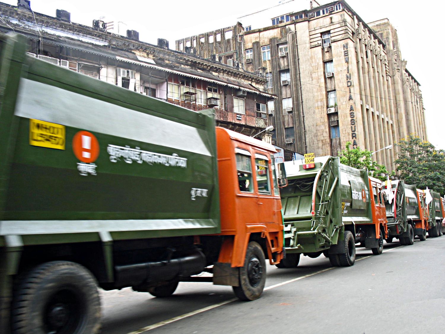 Stock Pictures: Garbage trucks or dumpers in India Stock Pictures: Garbage trucks or dumpers in India