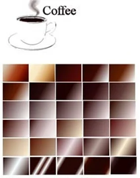 تحميل تدرجات ألون القهوة للفوتوشوب Coffee Photoshop Gradients Download