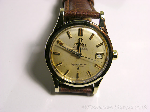 Original 1957 Omega Constellation powered by the Omega 504 automatic movement