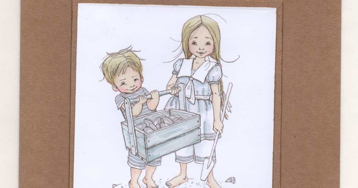 Krafted Kards 92 Simply Clam Diggers