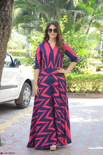 Surabhi Looks Stunning in Maroon Dress Cute bauty