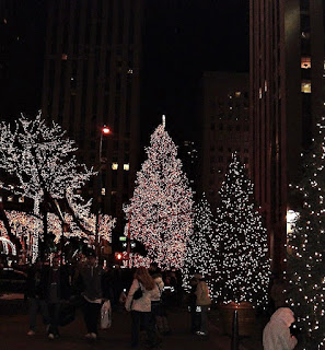 Christmas in New York Rockefeller Plaza
