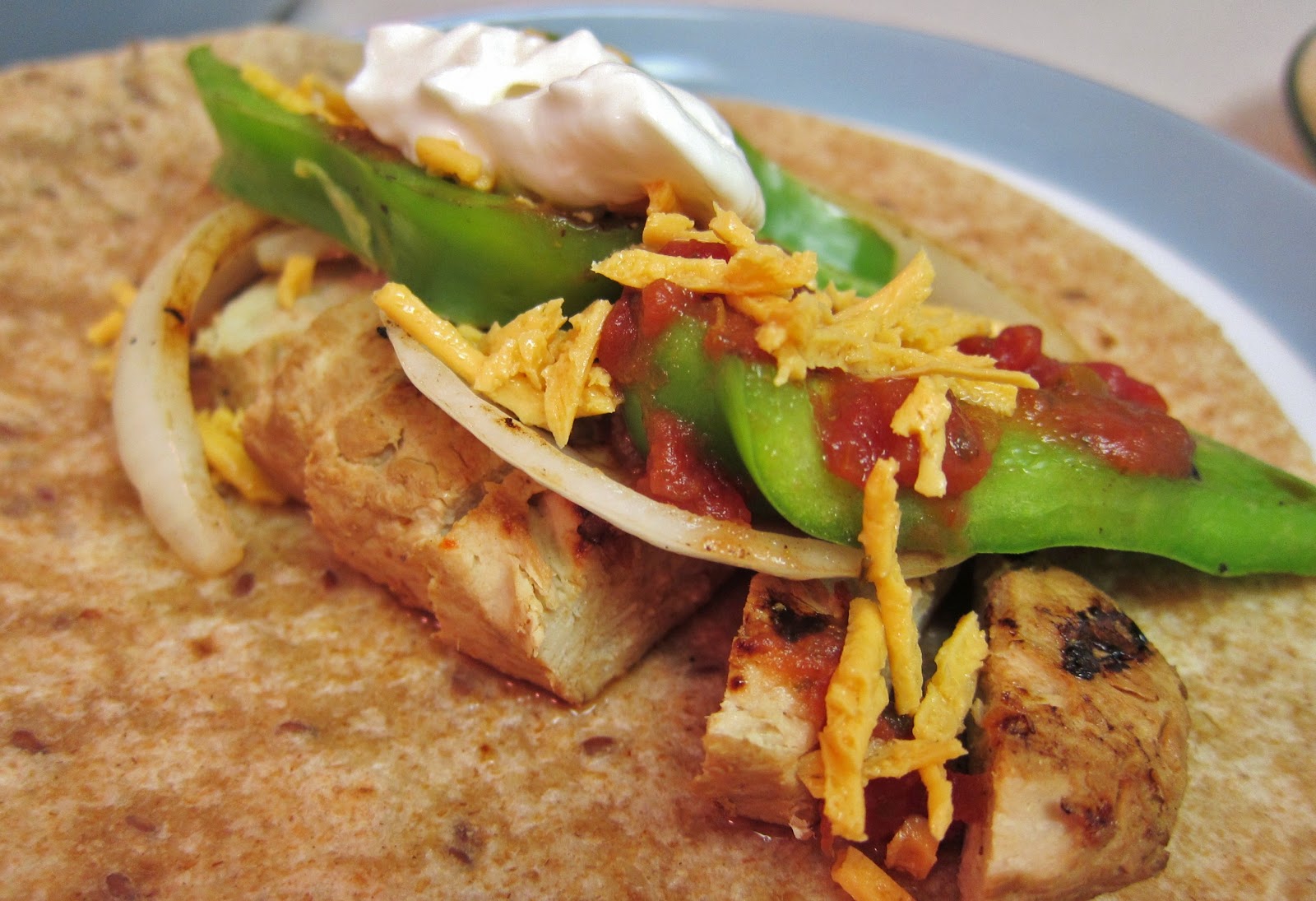 The Vegan Chronicle Rebecca's Chicken Fajitas
