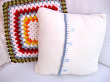 Fleece cushion cover for crochet
