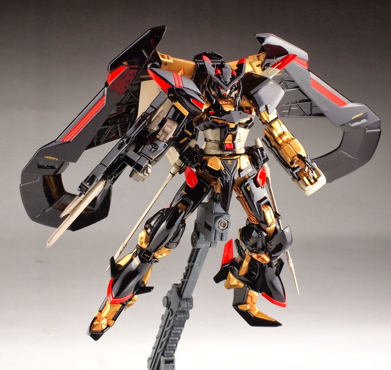 Painted Build HG 1/144 Gundam Astray Gold Frame Amatsu Mina Gundam