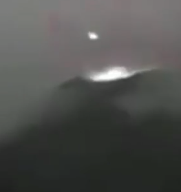 UFO Flying In To A volcano Is Truly Bizarre.