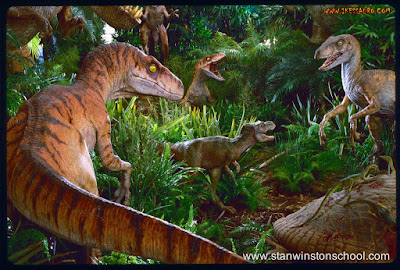 Jurássico mundo acampamento cretáceo rugido ataque ceratosaurus