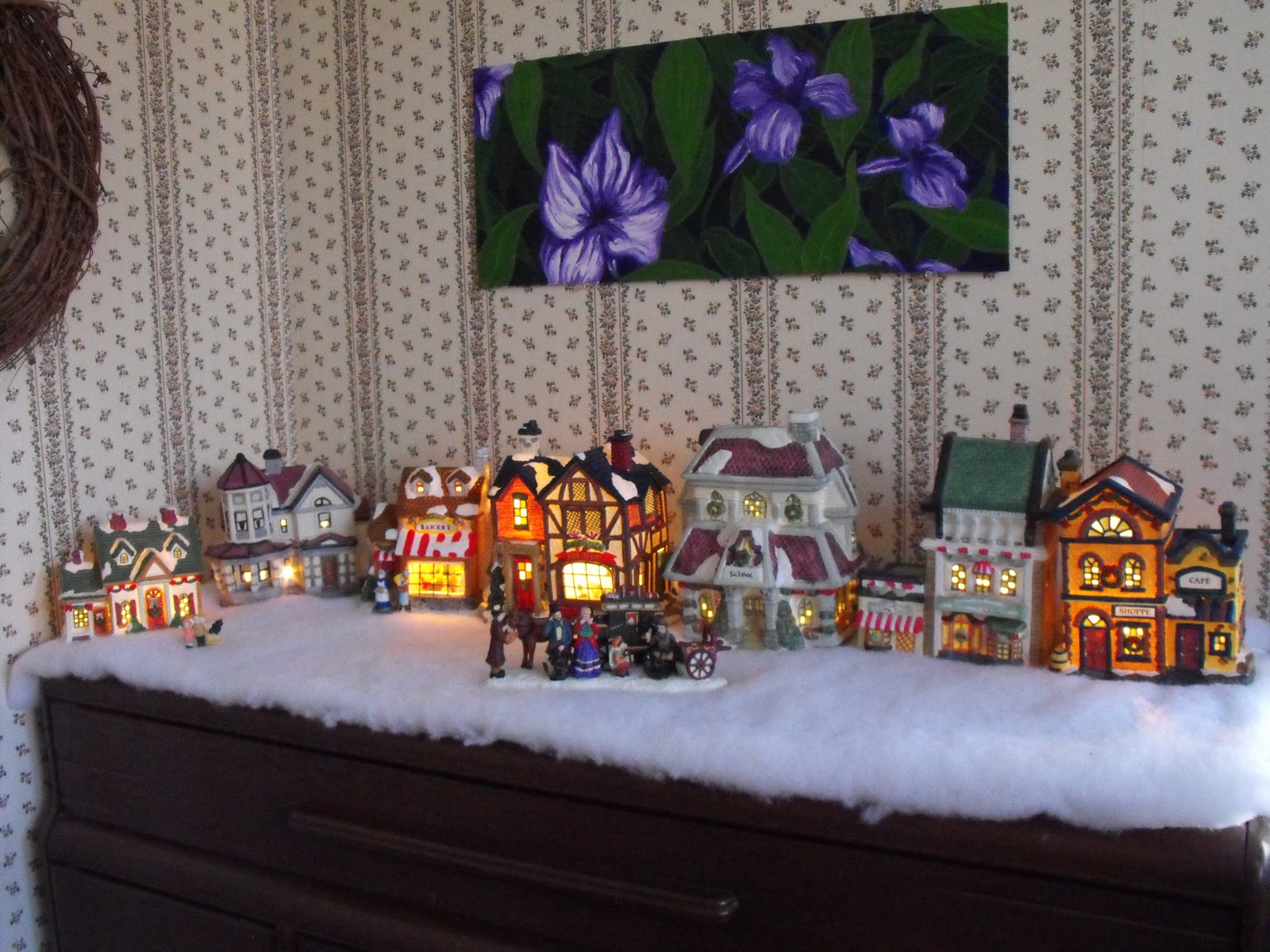 Renaissance Woman Christmas Village Decorations