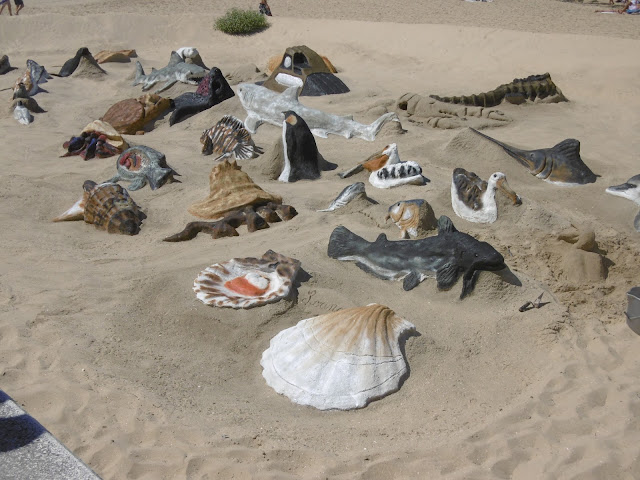 Art en sable, Arcachon, malooka