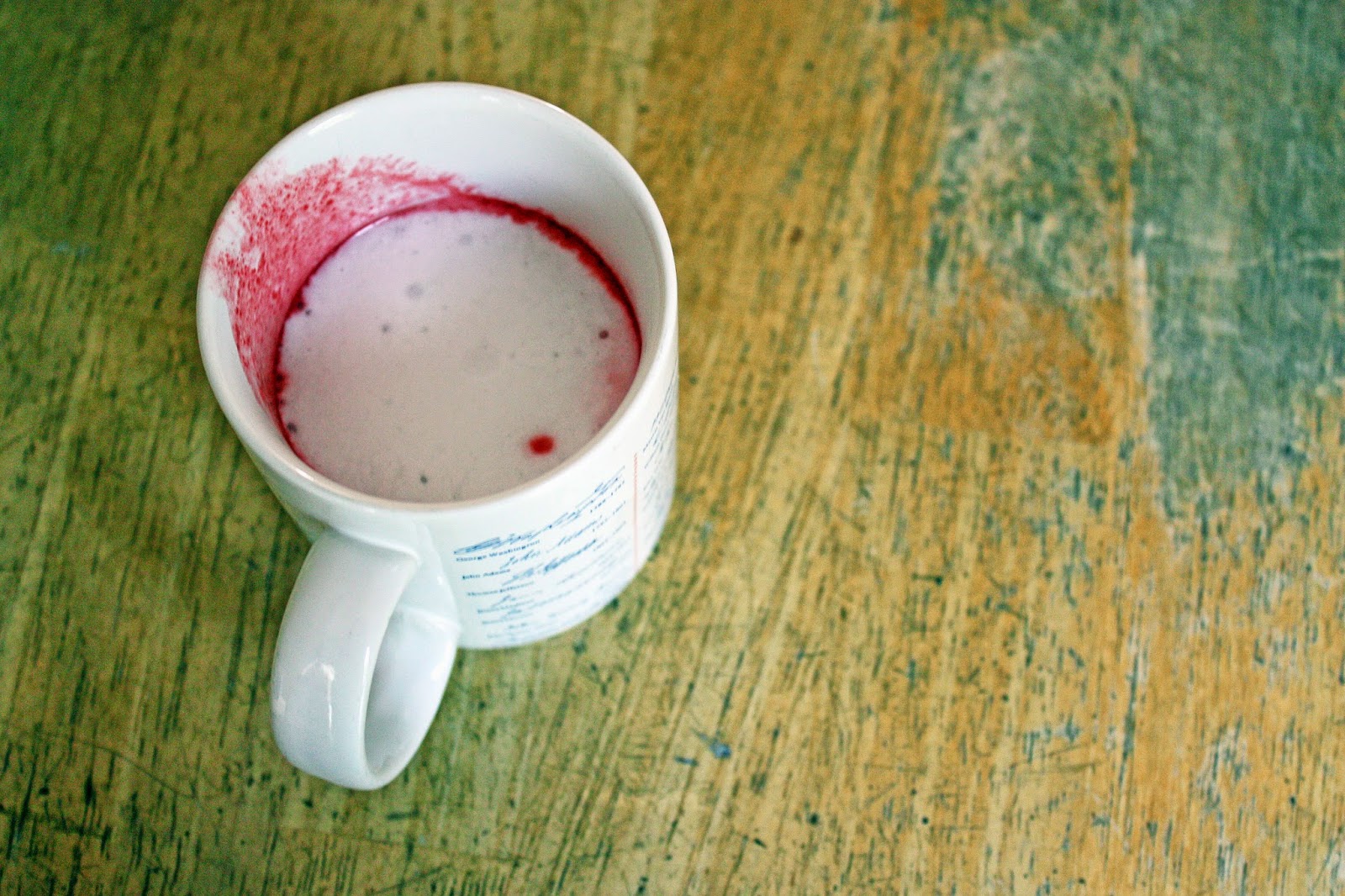 creamy vegan red velvet white hot chocolate
