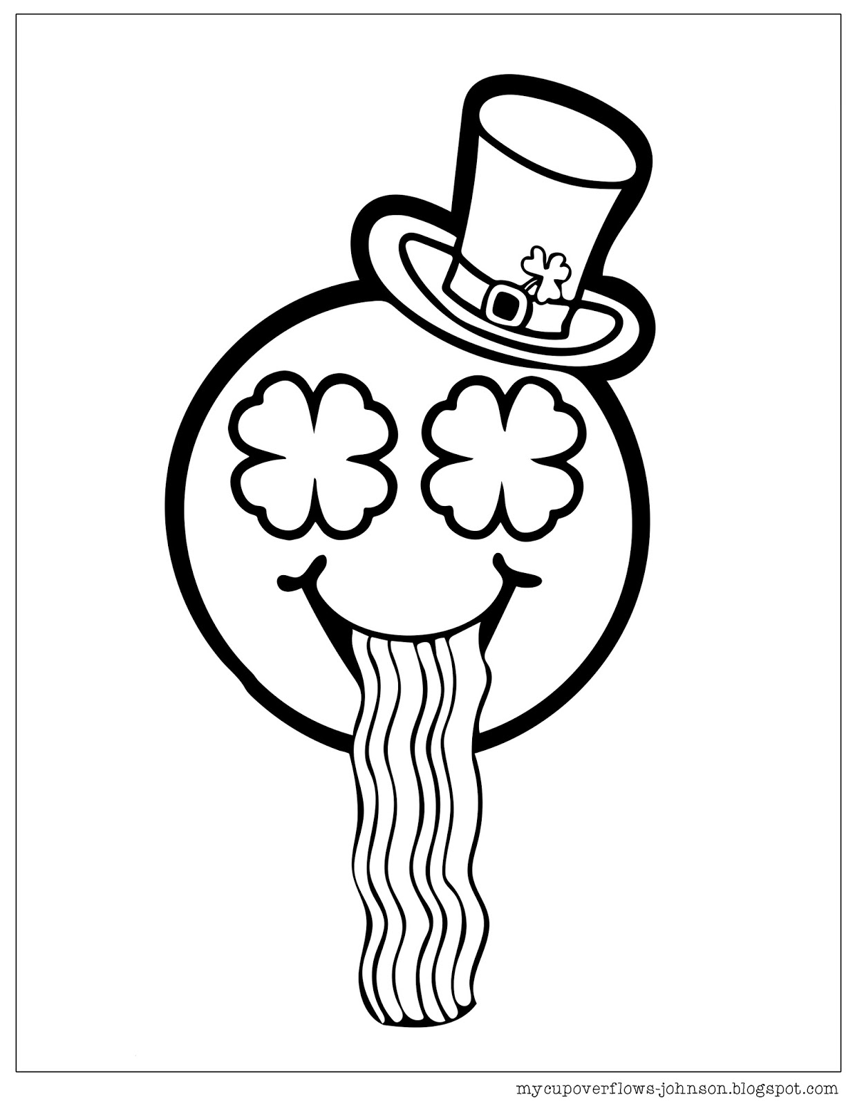 My Cup Overflows: St. Patrick's Day Coloring Pages