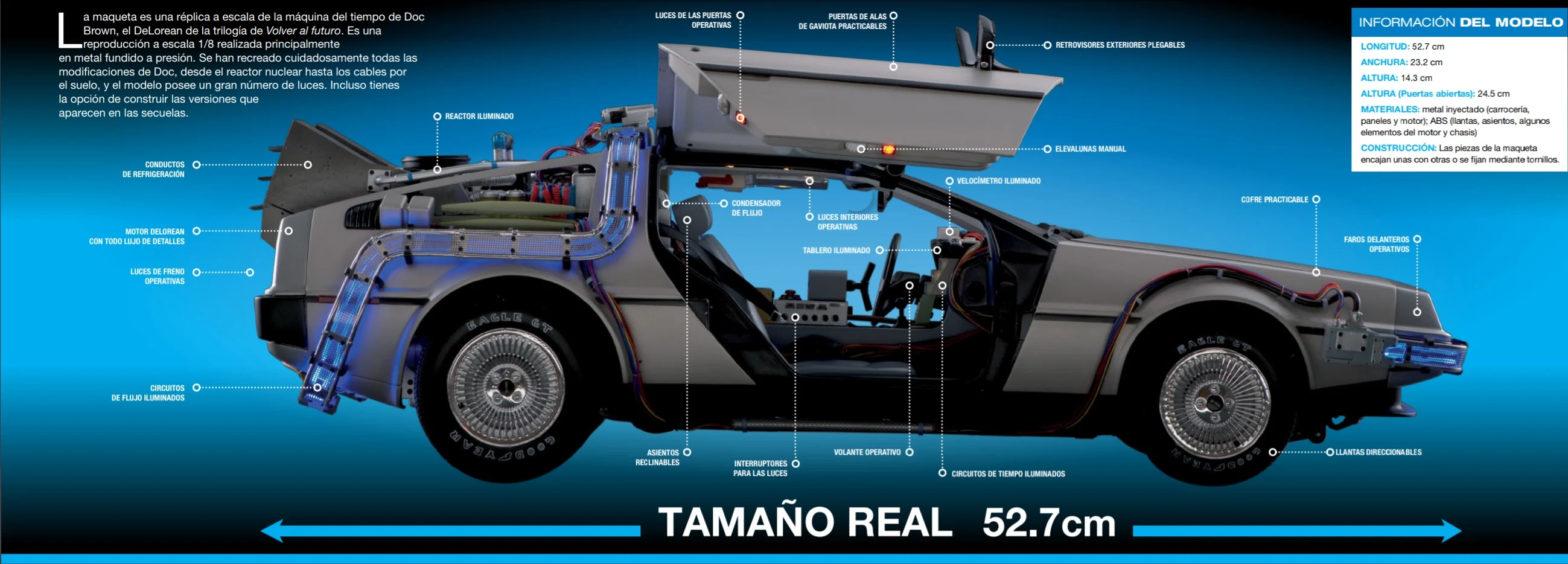 arma el delorean de volver al futuro mexico