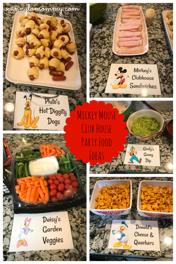 Mickey Mouse Party Food Ideas
