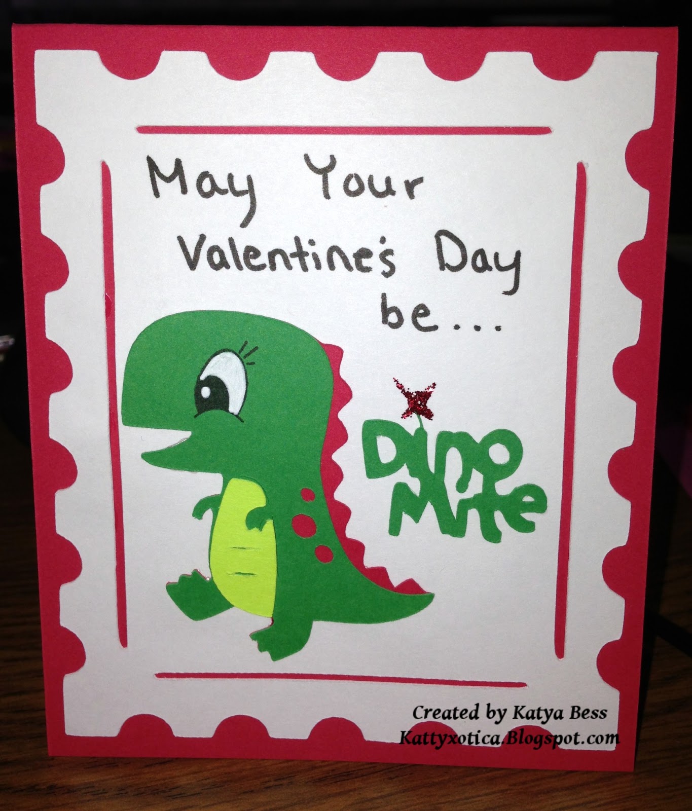 Kattyxotica's Kreations: Kids Cricut Valentine's Day cards 2013