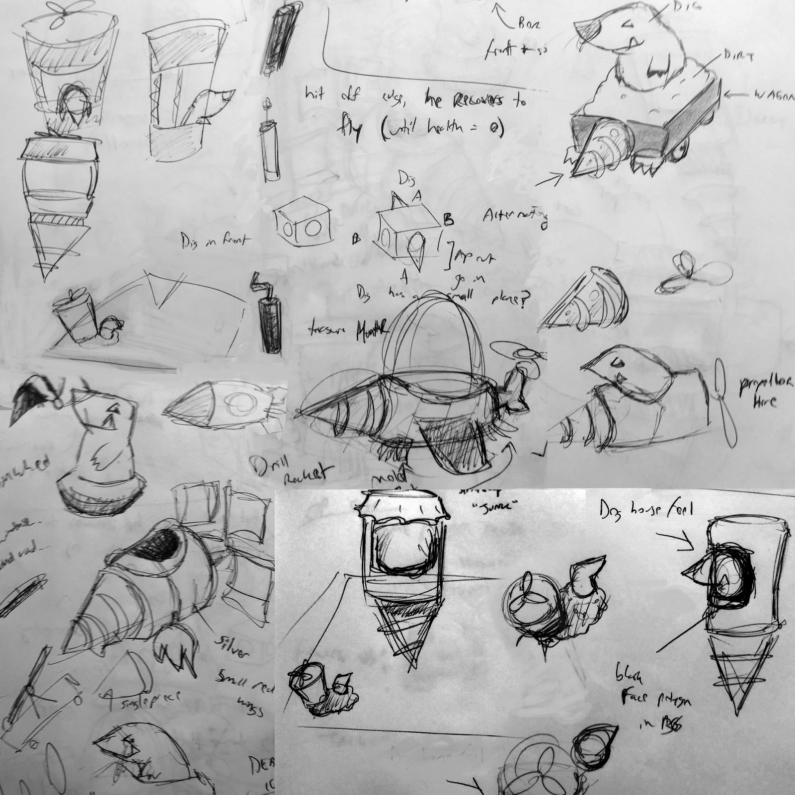 sketches and thumbs
