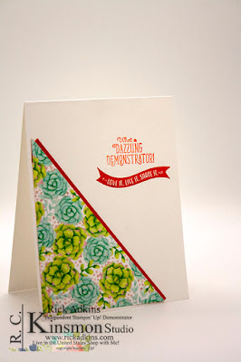 Kinmon Crafters, Team Card, Stampin' Up!, Rick Adkins, Painted Seasons, Story Label Punch, Stamping Your Way to the Top