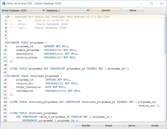 Crear tablas y vistas con Oracle SQL Data Modeler Parte 1