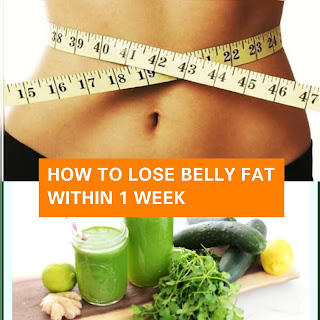 HOW TO EASILY LOSE BELLY FAT IN A WEEK! | fashenista