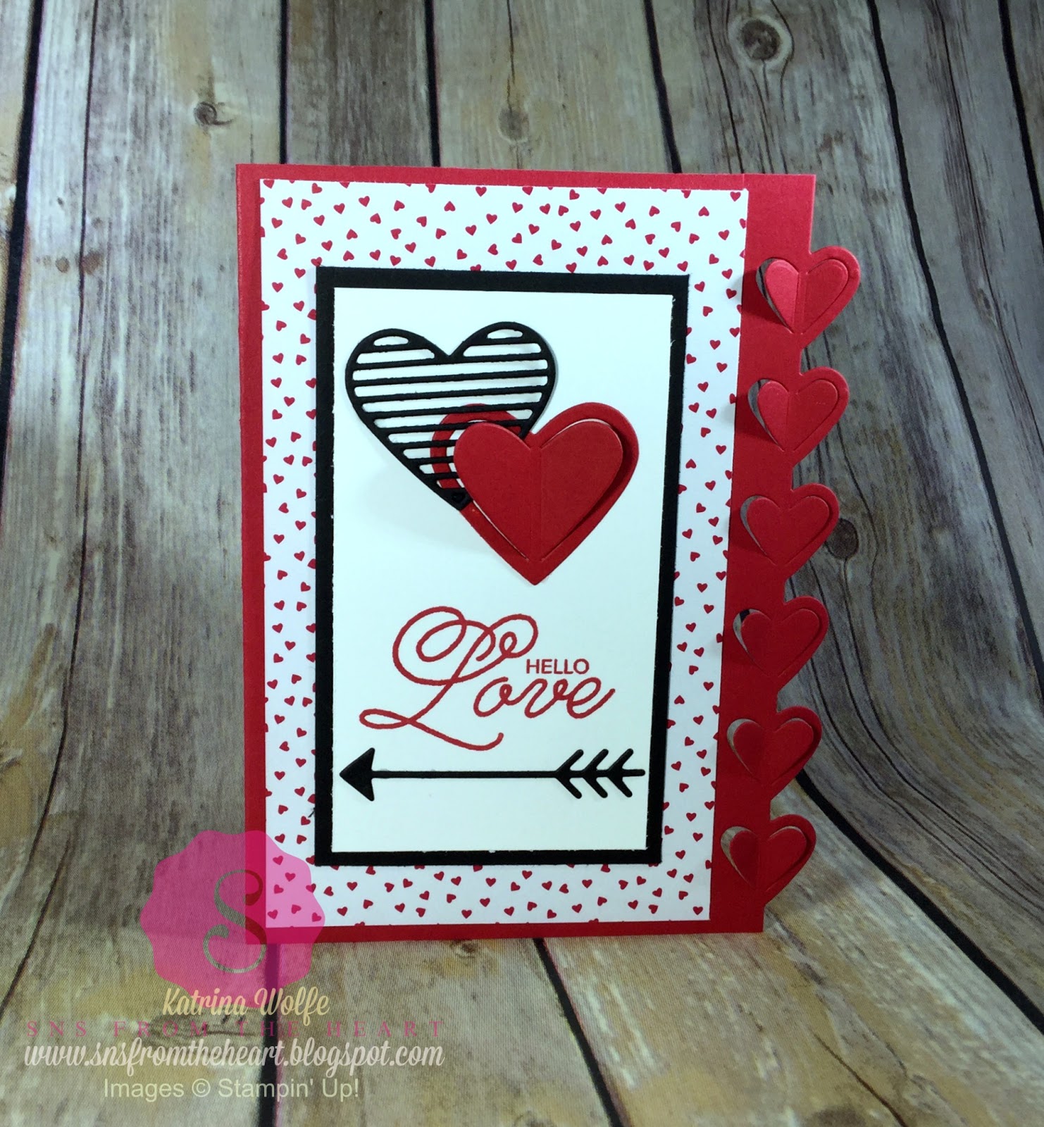 Katrina's Kreative Heart Sealed with Love A string of Hearts