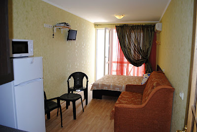 1-комнатные апартаменты отельного комплекса в Семидворье (вариант 9)
