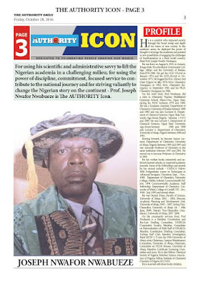 3 The Authority Newspapers Today October 28th, 2016