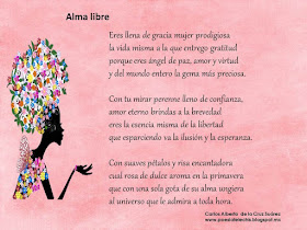 Poema día internacional de la mujer Alma libre poema de Carlos de la Cruz