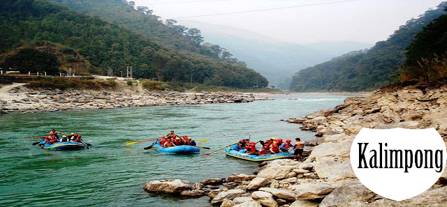 river rafting in Kalimpong, West Bengal
