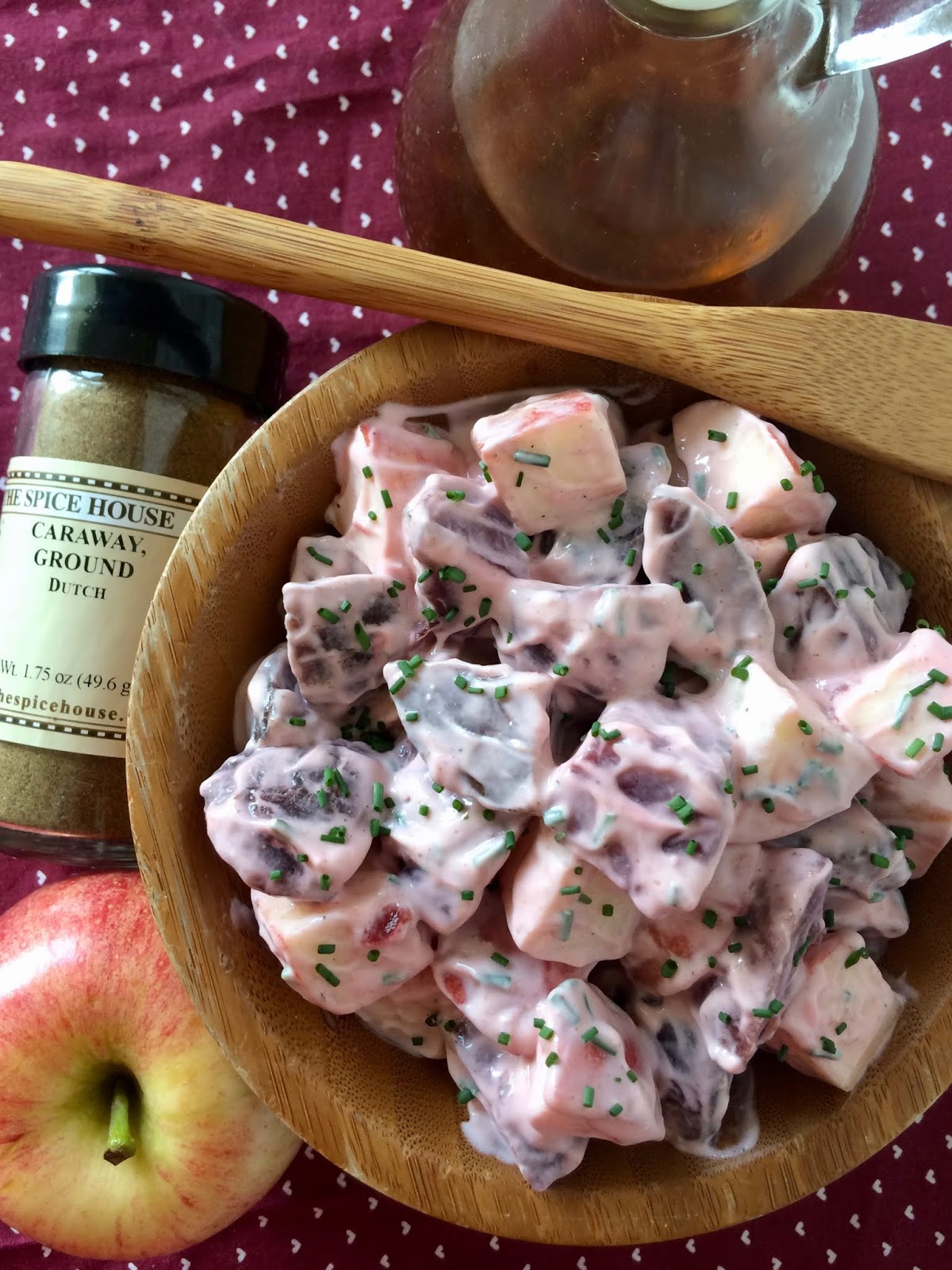 Savory Moments Creamy beet and apple salad