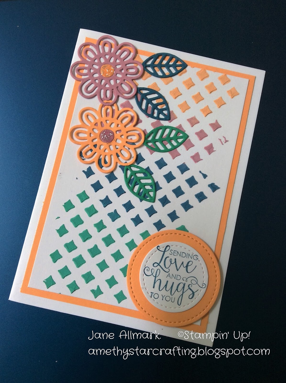 AmethyStar Crafting Stampin Up Coordinating Embossing Paste Backgrounds