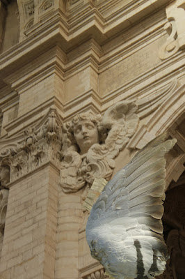 Icare, ange, angelot, église du béguinage, Bruxelles,