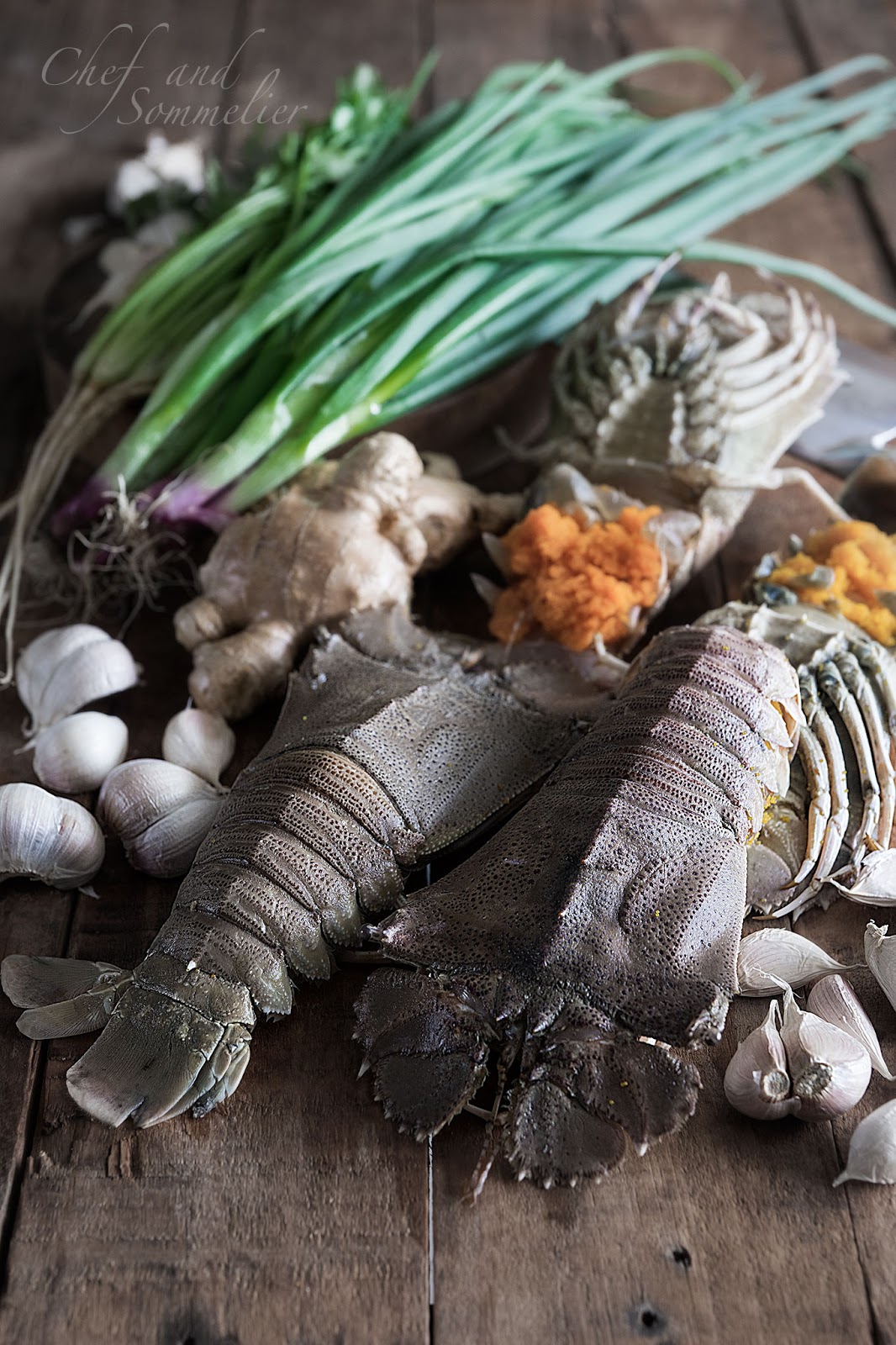 Chef and Sommelier StirFried Crayfish with Ginger and Spring Onion
