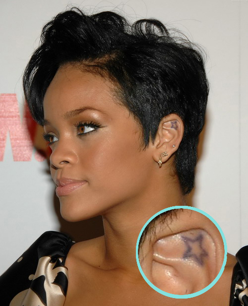 Style: All the Stylish Rihanna 's Tattoos (tat tatuaggi) UPDATED!