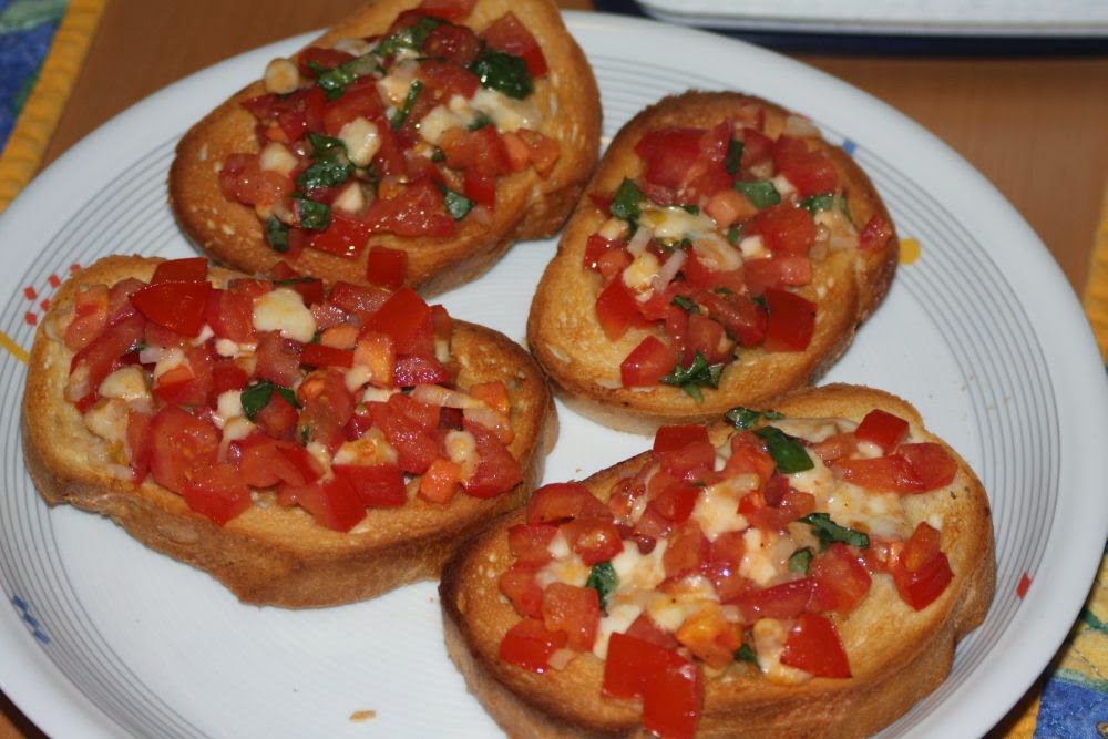 Karsten&amp;#39;s Blog: Bruschetta mit Tomaten und Mozzarella