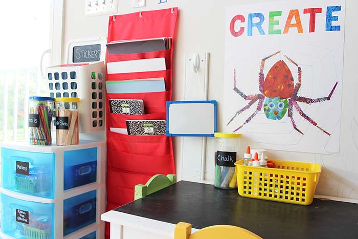 How To Organize Kids Art Supplies In A Small E Sunny Day Family Tuesday August 23 2016