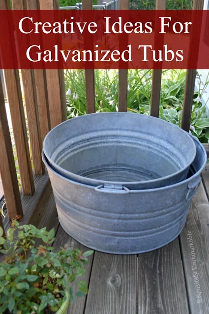 Creative Ways To Use Galvanized Tubs