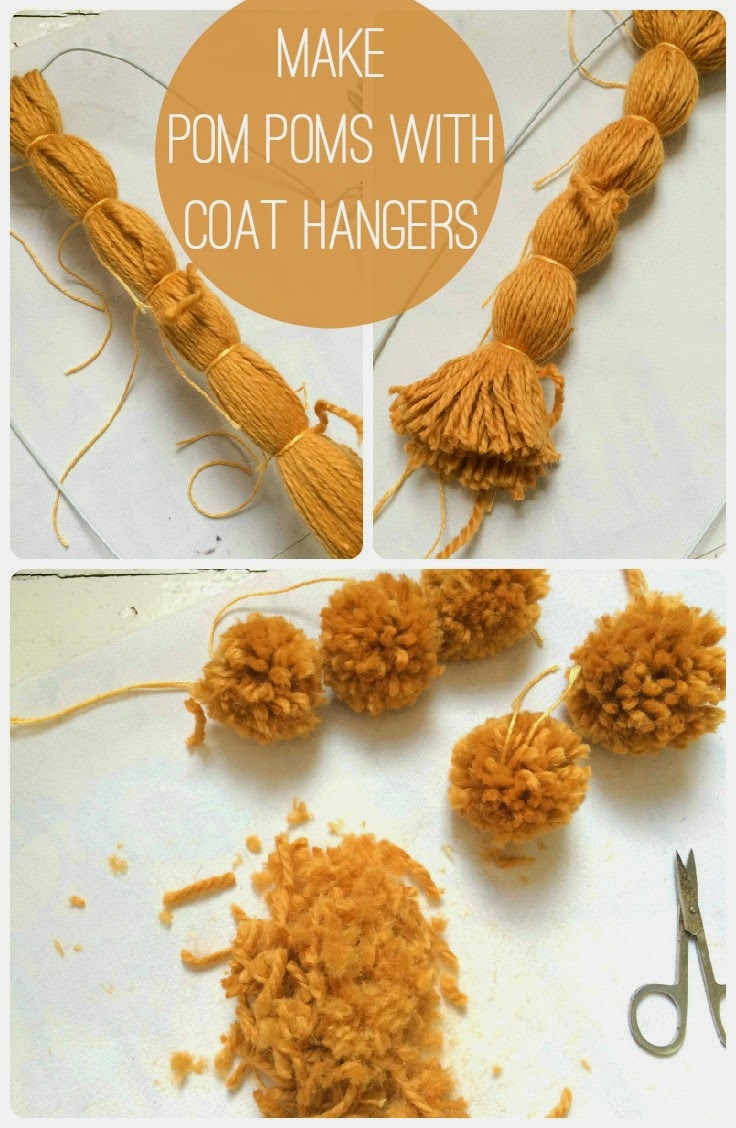 Make lots of Pom Poms quick and easily with this simple trick.