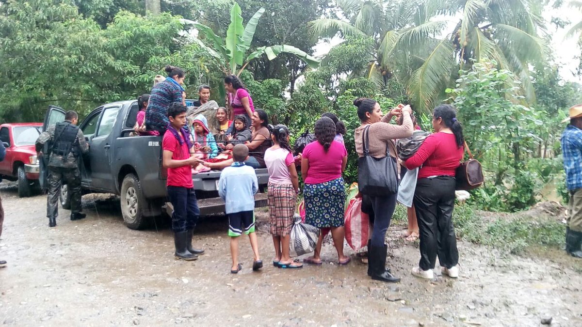 From heavy rains in Guatemala, affected more than 15 thousand people