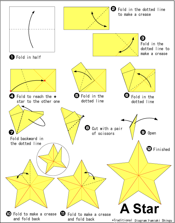 simple-origami-star-how-to-make-a-3d-paper-star-paper-craft