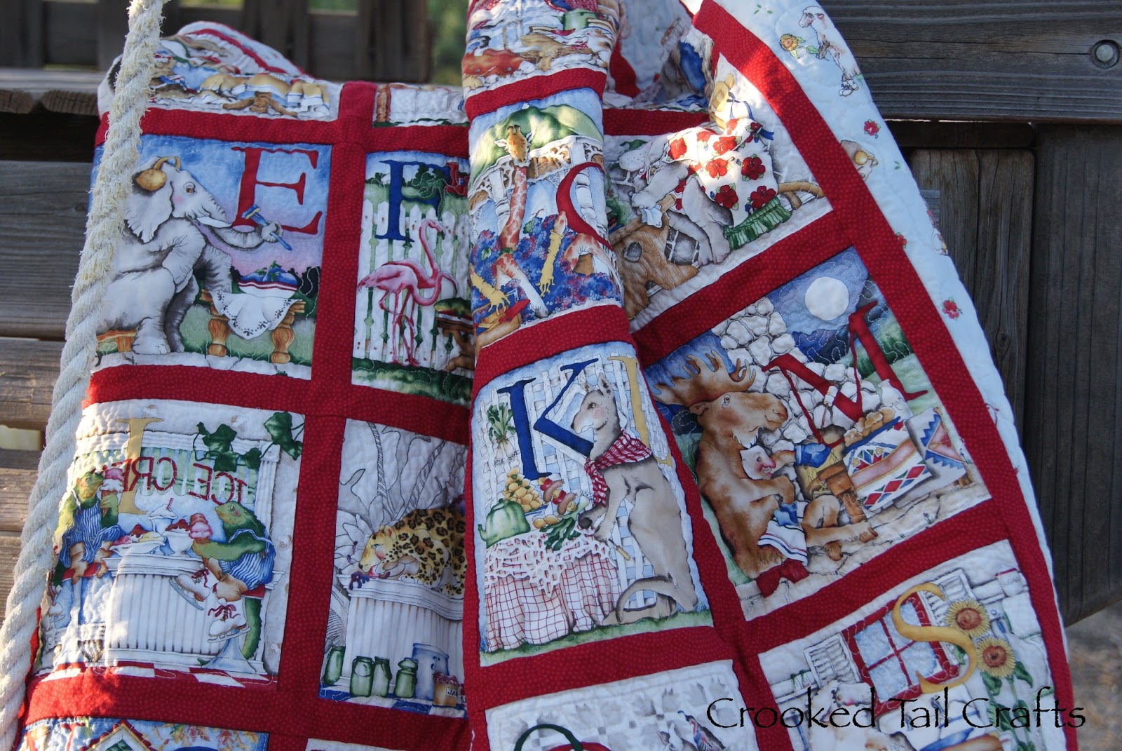 Crooked Tail Crafts New Alphabet Quilt