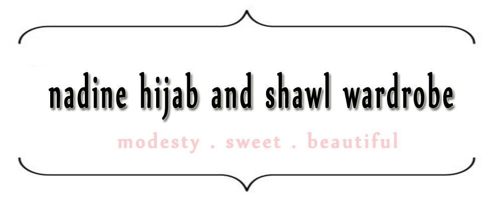 nadine's hijab and shawl wardrobe