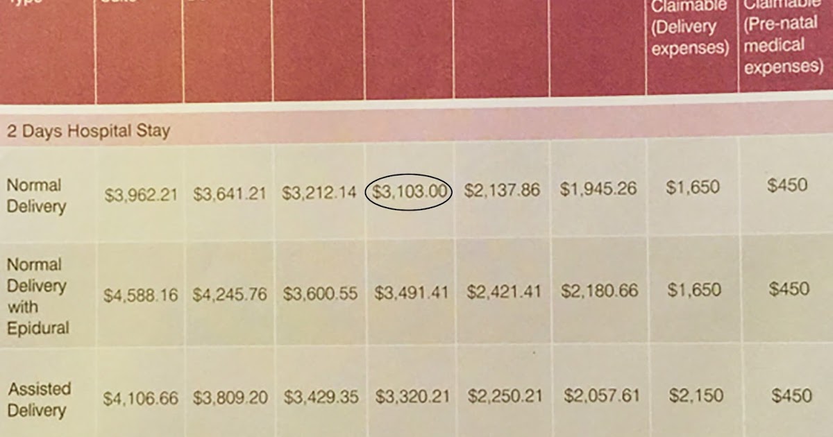 Pregnancy and delivery cost in Singapore SimplyJesMe