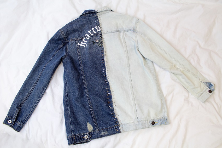 2 tone jean jacket