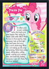 My Little Pony Pinkie Pie Series 1 Trading Card