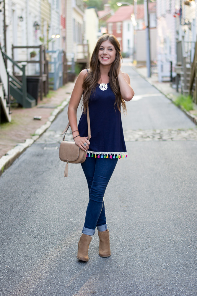 How To Wear Tassels Into Fall Chasing Cinderella