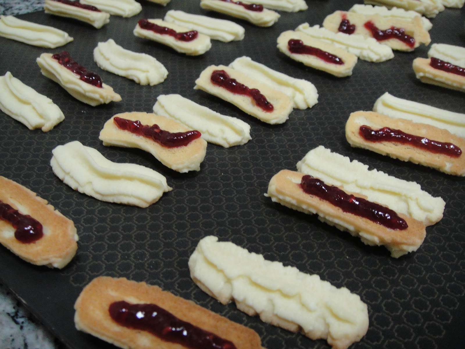 Maryam's Culinary Wonders 1160. Butter Finger Cookies