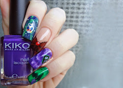 sailor pluto moon manicure collab nails finger nail